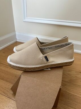 Beige Canvas Espadrilles - Hand-Made Spain